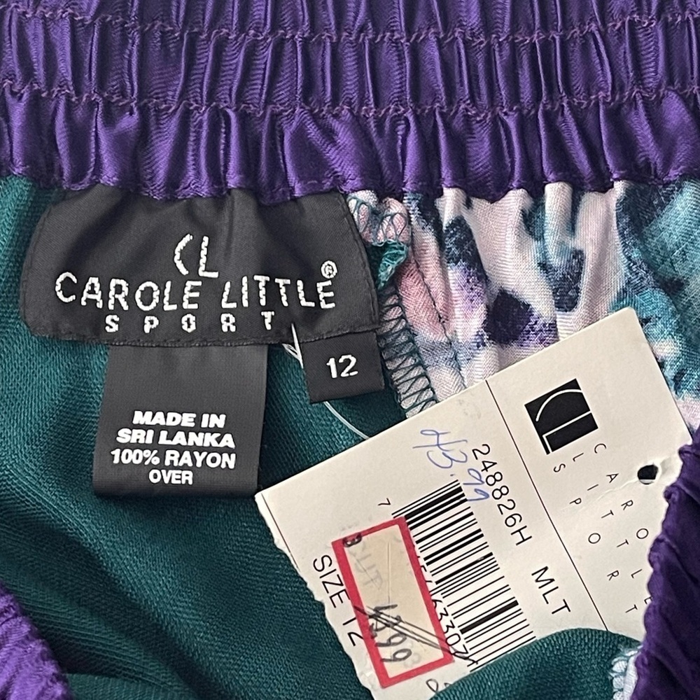 Carole Little Vintage Skirt 12 Midi Pull On Fairycore Romantic Ren Faire Gypsy - Picture 9 of 9